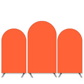 Rein Farbe Thema Orange Geburtstag Party Bogen Hintergrund Bausatz